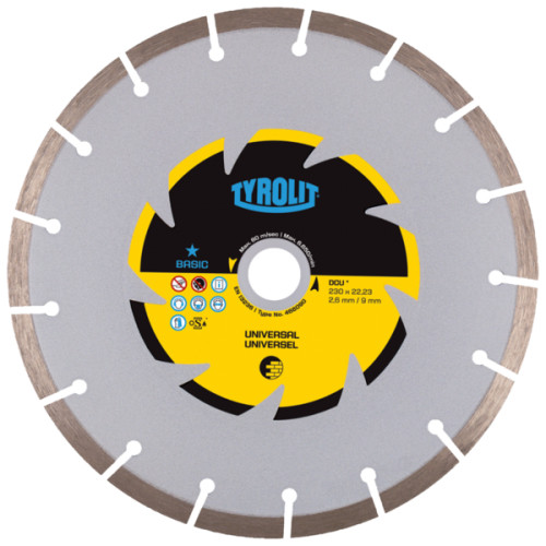 [466090] Tarcza diamentowa TYROLIT BASIC DCU 230 X 2,6 MM