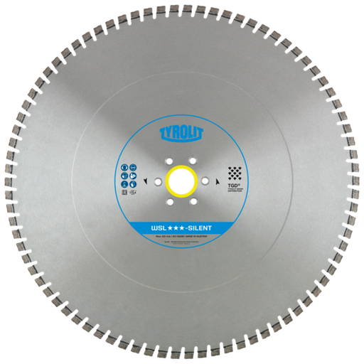 [34018239] Tarcza diamentowa TYROLIT PREMIUM WSL SILENT 825 X 4,9 MM