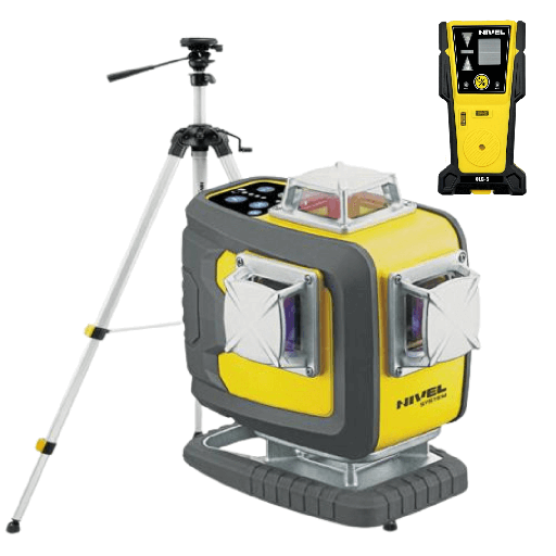 [CL4D-B-zestaw3] Laser budowlany Nivel System CL4D-B - ZESTAW statyw SJJ-M1 EX czujnik CLS-5