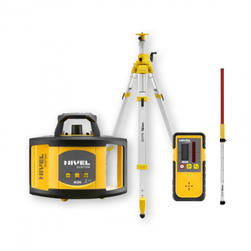 [NL500-zestaw2] Niwelator laserowy Nivel System NL500 - ZESTAW   łata LS-24   statyw SJJ32