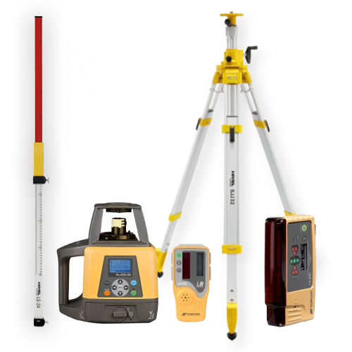 [RL-200 2S-zestaw3] Niwelator laserowy Topcon RL-200 2S - ZESTAW   łata LS-24   statyw SJJ32   czujnik LS-B10