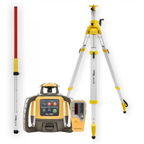 [RL-H5A-zestaw2] Niwelator laserowy Topcon RL-H5A - ZESTAW   łata LS-24   statyw SJJ32