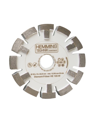 [19725] Frez Hemming HE-120 twardy jastrych / beton