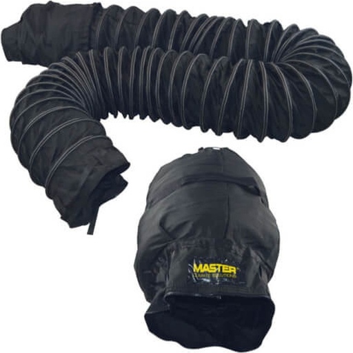 [4515.236] Przewód giętki czarny Master (Ø 510 mm × 7,6 m)