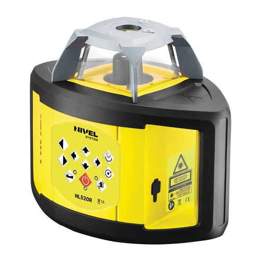 [NL520R DIGITAL] Niwelator laserowy Nivel System NL520R DIGITAL czerwony rotacyjny samopoziomujący